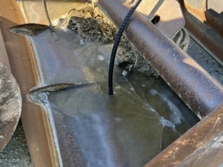 Reschke Hydr. Grabenräumlöffel 2.200mm 680ltr. S70