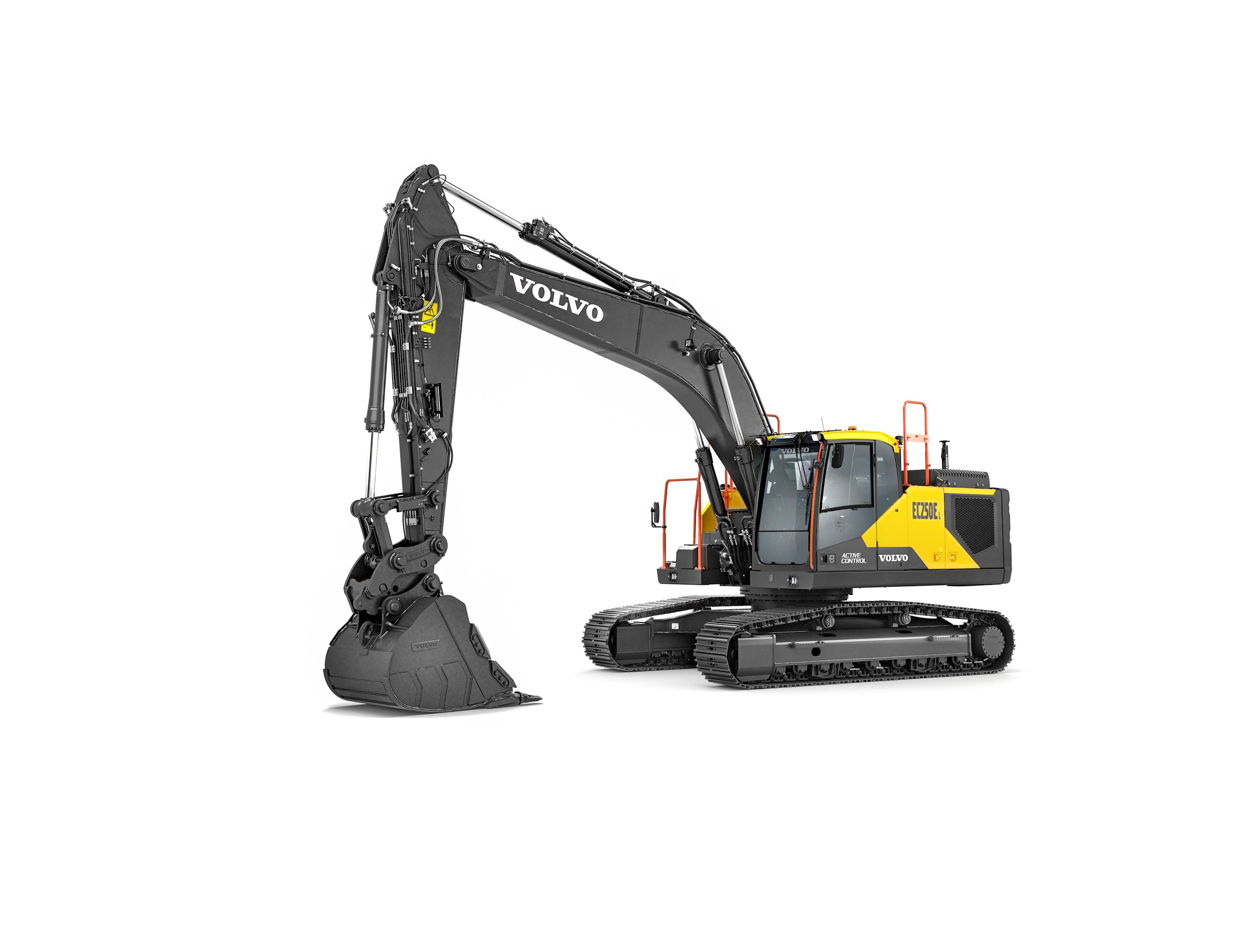 Volvo EC250E Hybrid large crawler excavator