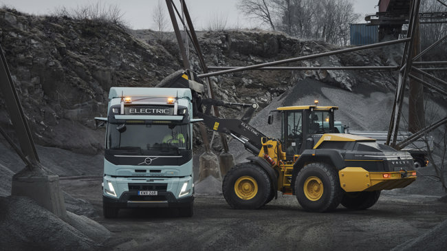 Volvo CE elektrifiziert die bauma 2025