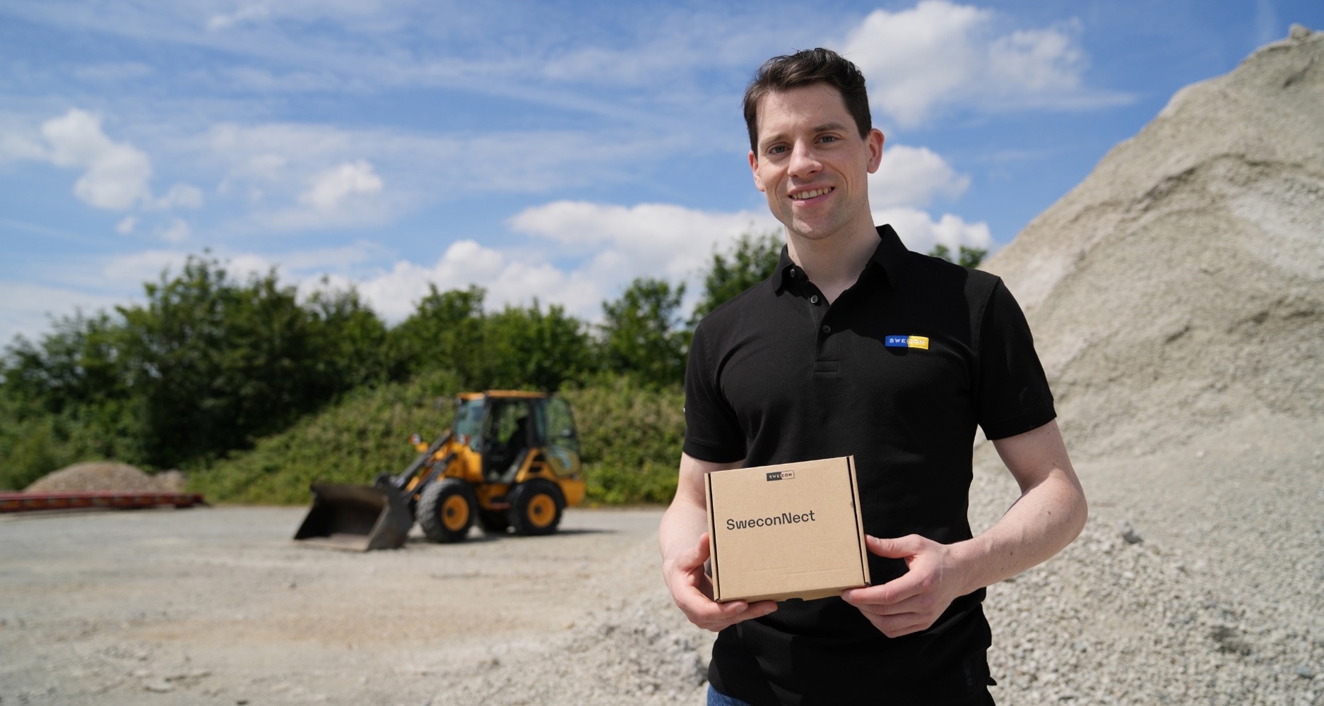 SweconNect, digitales Flottenmanagement auch für Kompaktmaschinen und ältere Modelle. 