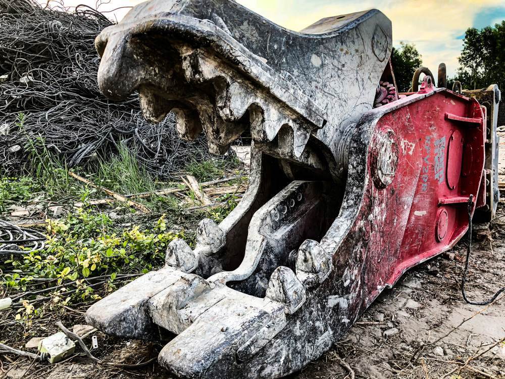 Rückbauarbeiten Kettenbagger Volvo EC380