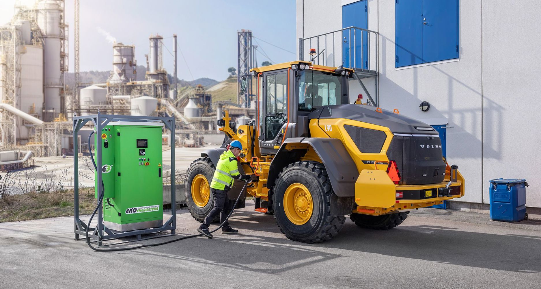 Vielseitigkeit und Fahrerkomfort mit dem Radlader L90 Electric