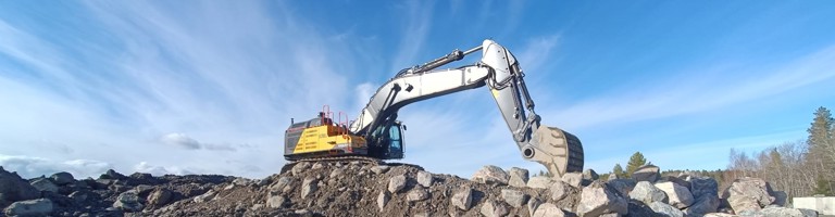 Bagger | EC750 | Steinbruch