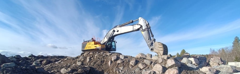 Bagger | EC750 | Steinbruch
