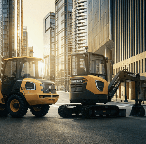 Elektrische Baumaschinen von Volvo